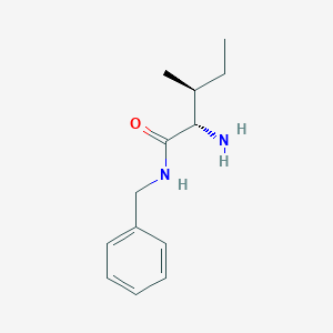 molecular formula C13H20N2O B111595 (2S,3S)-2-Amino-N-benzyl-3-methylpentanamide CAS No. 129253-02-7