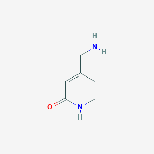 molecular formula C6H8N2O B111612 4-(Aminomethyl)pyridin-2(1H)-one CAS No. 131052-82-9