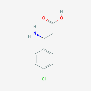 (3R)-3-amino-3-(4-chlorophenyl)propanoic acid