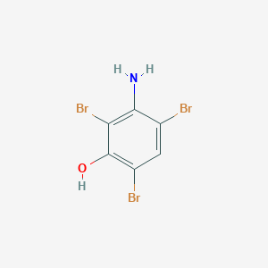 molecular formula C6H4Br3NO B111660 3-Amino-2,4,6-tribromophenol CAS No. 132331-08-9