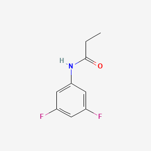 molecular formula C9H9F2NO B11167112 N-(3,5-difluorophenyl)propanamide 