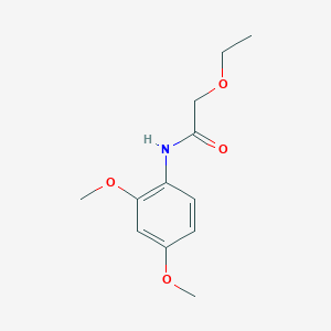 molecular formula C12H17NO4 B11167193 N-(2,4-dimethoxyphenyl)-2-ethoxyacetamide 