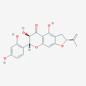 molecular formula C20H18O7 B011168 Shuterone A CAS No. 105377-66-0