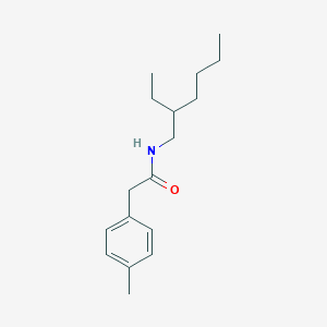 molecular formula C17H27NO B11169536 N-(2-ethylhexyl)-2-(4-methylphenyl)acetamide 