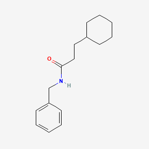 molecular formula C16H23NO B11169670 N-benzyl-3-cyclohexylpropanamide 
