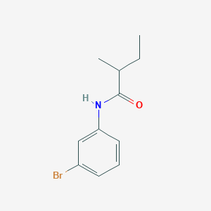 molecular formula C11H14BrNO B11170051 N-(3-bromophenyl)-2-methylbutanamide 