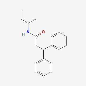 molecular formula C19H23NO B11170197 N-(butan-2-yl)-3,3-diphenylpropanamide 