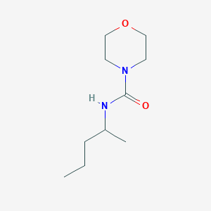 molecular formula C10H20N2O2 B11171003 N-(pentan-2-yl)morpholine-4-carboxamide 
