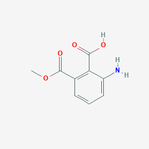 molecular formula C9H9NO4 B011173 2-Amino-6-(methoxycarbonyl)benzoic acid CAS No. 103259-06-9
