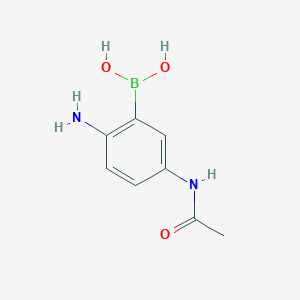 5-Acetamido-2-aminophenylboronic acid