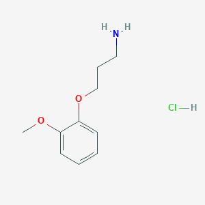 3-(2-Methoxyphenoxy)propan-1-amine hydrochloride