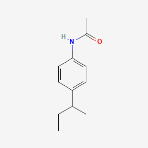molecular formula C12H17NO B11173732 N-[4-(butan-2-yl)phenyl]acetamide CAS No. 20331-25-3