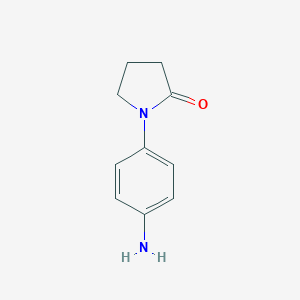 molecular formula C10H12N2O B111741 1-(4-Aminophenyl)pyrrolidin-2-one CAS No. 13691-22-0