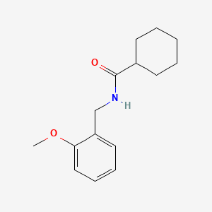 molecular formula C15H21NO2 B11174149 N-(2-methoxybenzyl)cyclohexanecarboxamide 