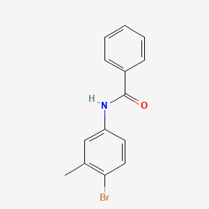 molecular formula C14H12BrNO B11175030 N-(4-bromo-3-methylphenyl)benzamide 