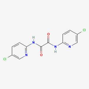 molecular formula C12H8Cl2N4O2 B11175557 N,N'-bis(5-chloropyridin-2-yl)ethanediamide 