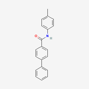 molecular formula C20H17NO B11175599 N-(4-methylphenyl)biphenyl-4-carboxamide 