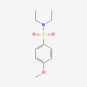 molecular formula C11H17NO3S B11175905 N,N-diethyl-4-methoxybenzenesulfonamide 