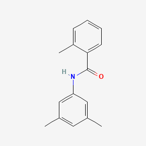 molecular formula C16H17NO B11176124 N-(3,5-dimethylphenyl)-2-methylbenzamide 