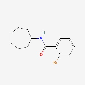 molecular formula C14H18BrNO B11176130 2-bromo-N-cycloheptylbenzamide 