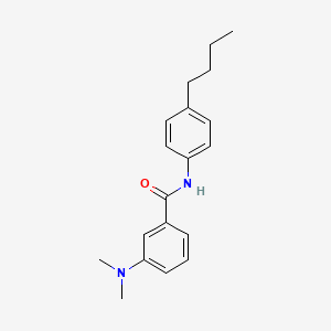 molecular formula C19H24N2O B11176261 N-(4-butylphenyl)-3-(dimethylamino)benzamide 