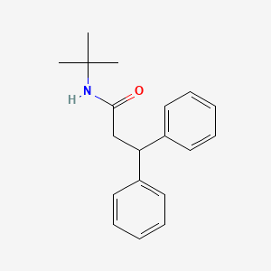 molecular formula C19H23NO B11176756 N-tert-butyl-3,3-diphenylpropanamide 