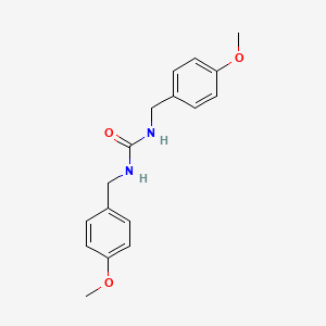 molecular formula C17H20N2O3 B11176775 1,3-Bis(4-methoxybenzyl)urea CAS No. 93731-94-3