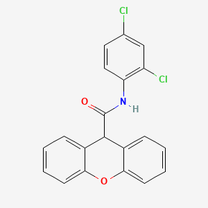 molecular formula C20H13Cl2NO2 B11176912 N-(2,4-dichlorophenyl)-9H-xanthene-9-carboxamide 