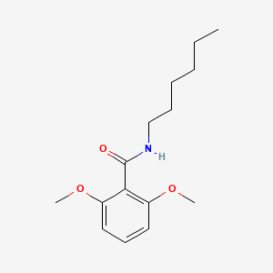 molecular formula C15H23NO3 B11177108 N-hexyl-2,6-dimethoxybenzamide 