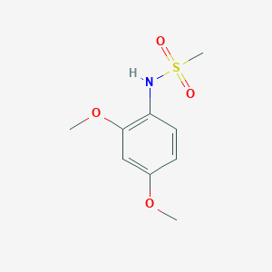 molecular formula C9H13NO4S B11177112 N-(2,4-dimethoxyphenyl)methanesulfonamide CAS No. 264141-80-2