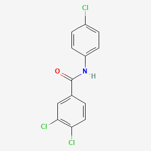 molecular formula C13H8Cl3NO B11177142 3,4-dichloro-N-(4-chlorophenyl)benzamide CAS No. 2448-04-6