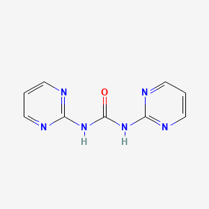 molecular formula C9H8N6O B11177819 1,3-Dipyrimidin-2-ylurea 
