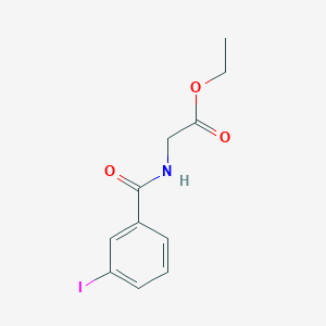 molecular formula C11H12INO3 B11177867 ethyl N-[(3-iodophenyl)carbonyl]glycinate 