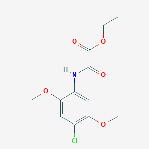 molecular formula C12H14ClNO5 B11177900 Ethyl [(4-chloro-2,5-dimethoxyphenyl)amino](oxo)acetate 