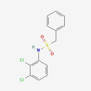 molecular formula C13H11Cl2NO2S B11177961 N-(2,3-dichlorophenyl)-1-phenylmethanesulfonamide 