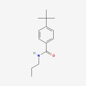 molecular formula C14H21NO B11178374 4-tert-butyl-N-propylbenzamide CAS No. 101927-50-8