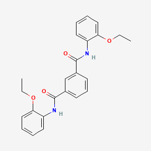 molecular formula C24H24N2O4 B11178547 N,N'-bis(2-ethoxyphenyl)benzene-1,3-dicarboxamide CAS No. 83390-09-4