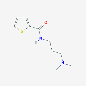 molecular formula C10H16N2OS B11178594 N-[3-(dimethylamino)propyl]thiophene-2-carboxamide 