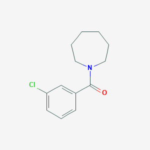 molecular formula C13H16ClNO B11179306 Azepan-1-yl(3-chlorophenyl)methanone 