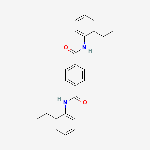 molecular formula C24H24N2O2 B11179542 N,N'-bis(2-ethylphenyl)benzene-1,4-dicarboxamide 