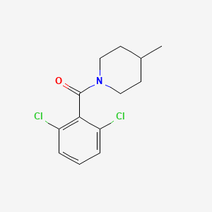 molecular formula C13H15Cl2NO B11180199 (2,6-Dichlorophenyl)(4-methylpiperidin-1-yl)methanone 