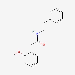 molecular formula C17H19NO2 B11180275 2-(2-methoxyphenyl)-N-(2-phenylethyl)acetamide 