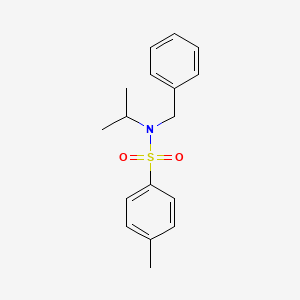 molecular formula C17H21NO2S B11180531 N-Benzyl-N-isopropyl-4-methyl-benzenesulfonamide 