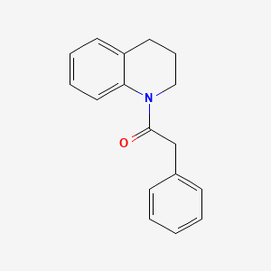 molecular formula C17H17NO B11180636 1-(3,4-dihydroquinolin-1(2H)-yl)-2-phenylethanone 