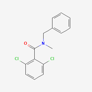 molecular formula C15H13Cl2NO B11181193 N-benzyl-2,6-dichloro-N-methylbenzamide 