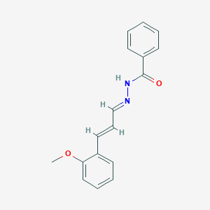 molecular formula C17H16N2O2 B11184969 N'-[(E,2E)-3-(2-methoxyphenyl)-2-propenylidene]benzohydrazide 