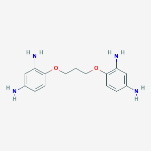molecular formula C15H20N4O2 B011185 1,3-Bis(2,4-diaminophenoxy)propane CAS No. 81892-72-0