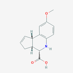 (3aR,4S,9bS)-8-methoxy-3a,4,5,9b-tetrahydro-3H-cyclopenta[c]quinoline-4-carboxylic acid