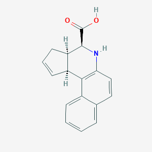 molecular formula C17H15NO2 B111858 (3aR,4S,11cS)-3a,4,5,11c-tetrahydro-3H-benzo[f]cyclopenta[c]quinoline-4-carboxylic acid CAS No. 1415811-70-9