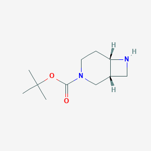 molecular formula C11H20N2O2 B111871 (1R,6S)-3-Boc-3,7-diazabicyclo[4.2.0]octane CAS No. 1417789-72-0